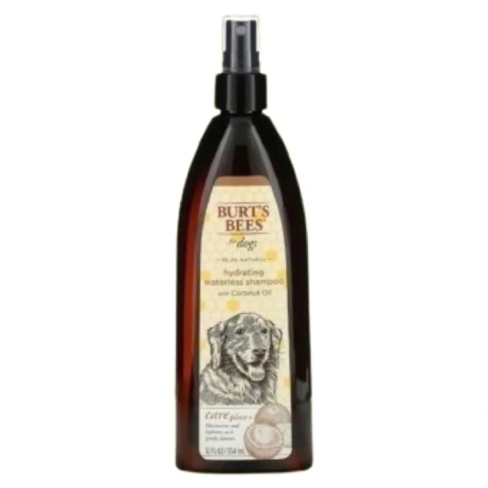 Burt's Bees Natural Hydrating Waterless Shampoo Spray for Dogs with Coconut Oil